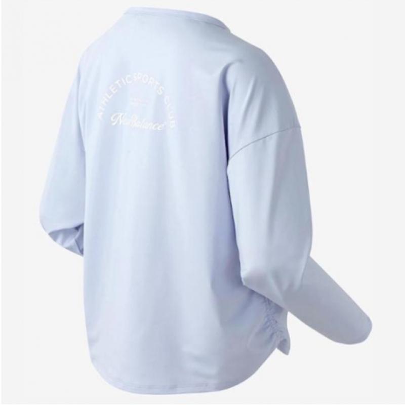 New Balance Женский рашгард свободного кроя с длинным рукавом Nbndd3w632 19