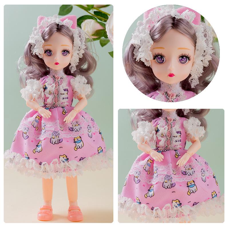 Набор кукол Барби Итянь 30 см: Кукла BJD с музыкой, свадебным платьем и сменой нарядов