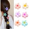 Заколки для волос - Цветок - Нескользящие - 6 штук - Разные цвета