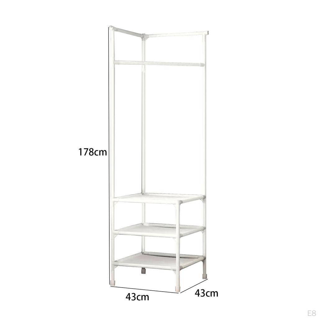 Coat Rack Clothes Garment Floor Bedroom Hanger Apartment Multifunctional Dorm Living Room