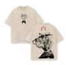 Summer Y2k Oversized Vintage Demon Slayer Washed T-shirt Man Women Short Sleeve Tee Streetwear 2026 Anime Print Casual Tops7