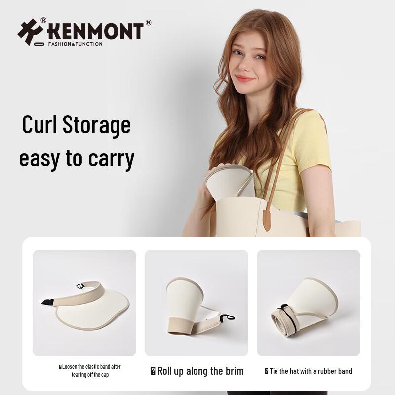 Складная женская шляпа от солнца с широкими полями для гольфа Kenmont 6123
