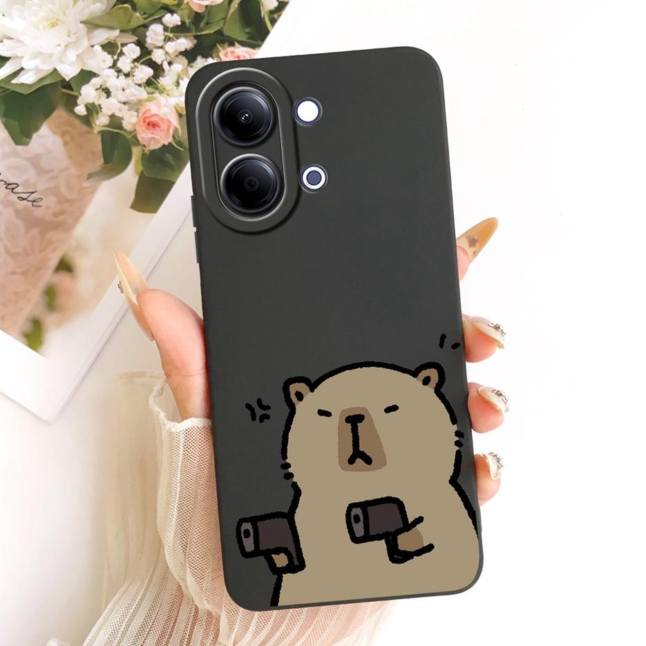 Для Vivo Y05 4G Чехол Милый Собака Панда Мультяшный Чехол Ударопрочный Мягкий ТПУ Чехол для Телефона Для Vivo Y11d Y 05 VivoY05 VivoY11d Fundas Сумки