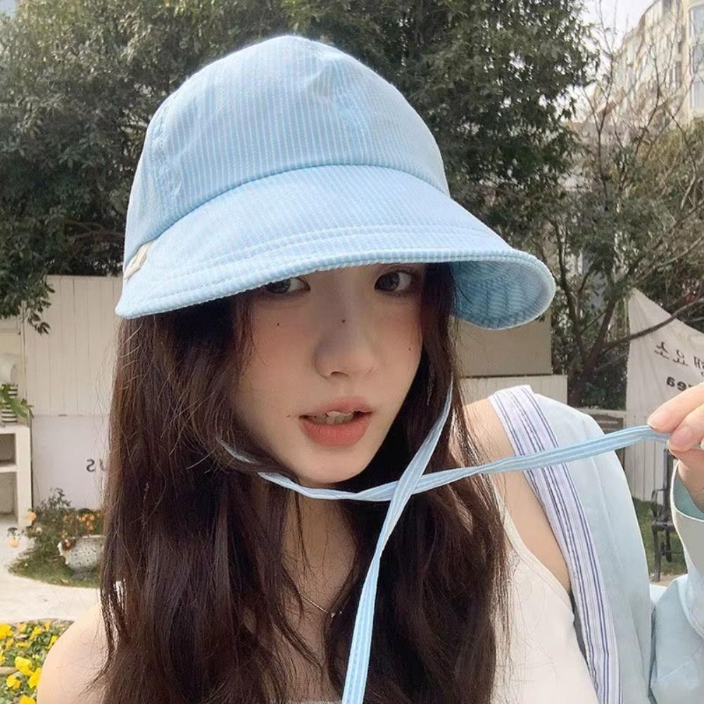 Breathable Sunscreen Hat Adjustable Baseball Cap Casual Bucket Hat Outdoor Beach Travel