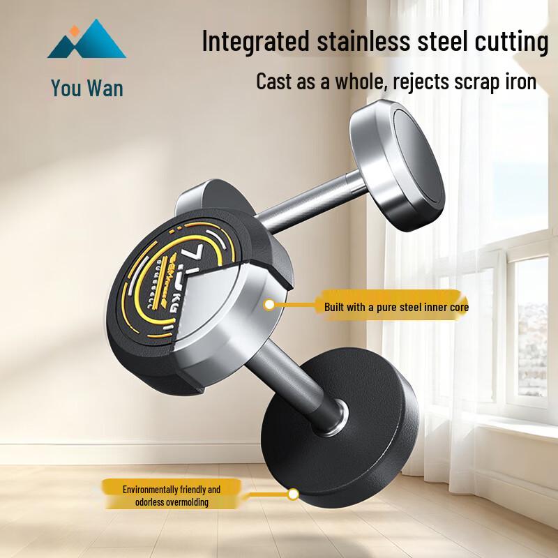 You Wan Coated Fixed Round Dumbbell