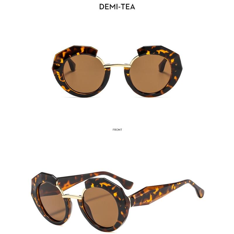 Женские солнцезащитные очки, модные круглые солнцезащитные очки, солнцезащитные очки с толстой оправой.