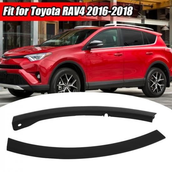 For Toyota RAV4 2016 2017 2018 Wheel Arch Molding Side Front Bumper Mounted Trim