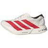 Adizero Adios Pro 4 Abrasion Resistant Rebound Low Top Running Shoes Women's White Red Sneakers JR6350