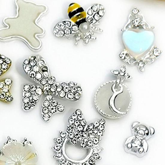 Изысканное украшение для ногтей, глянцевый аксессуар для ногтей, маникюр своими руками