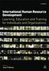 Книга International Human Resource Development : Learning, Education and Training for Individuals and Organizations