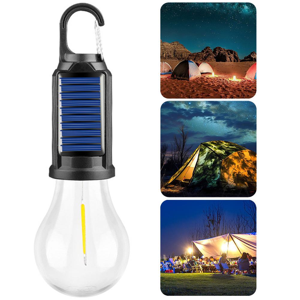 Solar Powered LED Lighting Lantern USB Charging BBQ Atmosphere Light 400mAh Portable Handheld Lamp 100LM for Outdoor Use BBQ Camping