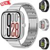 Металлический ремешок для Redmi Watch 5/4 Ремешок из нержавеющей стали для Xiaomi Miband 9/8 pro Складная застежка Браслет для бизнеса для умных часов