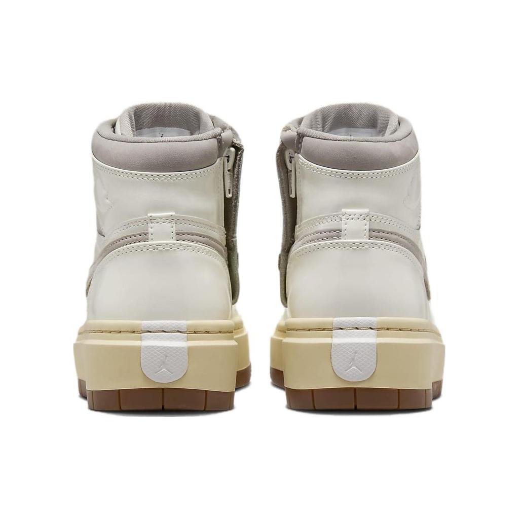 Air Jordan 1 Elevate High SE Sail College Серые женские кроссовки Кремовые бледно-ванильные, средне-коричневые DZ3744-100