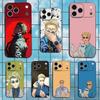 Чехол для телефона Аниме K-Kento N-Nanami Для iPhone 17,16,15,14,13,12,11 Plus,Pro Max,XS,X,XR,SE,Mini,8,7,Мягкий силиконовый Черный чехол