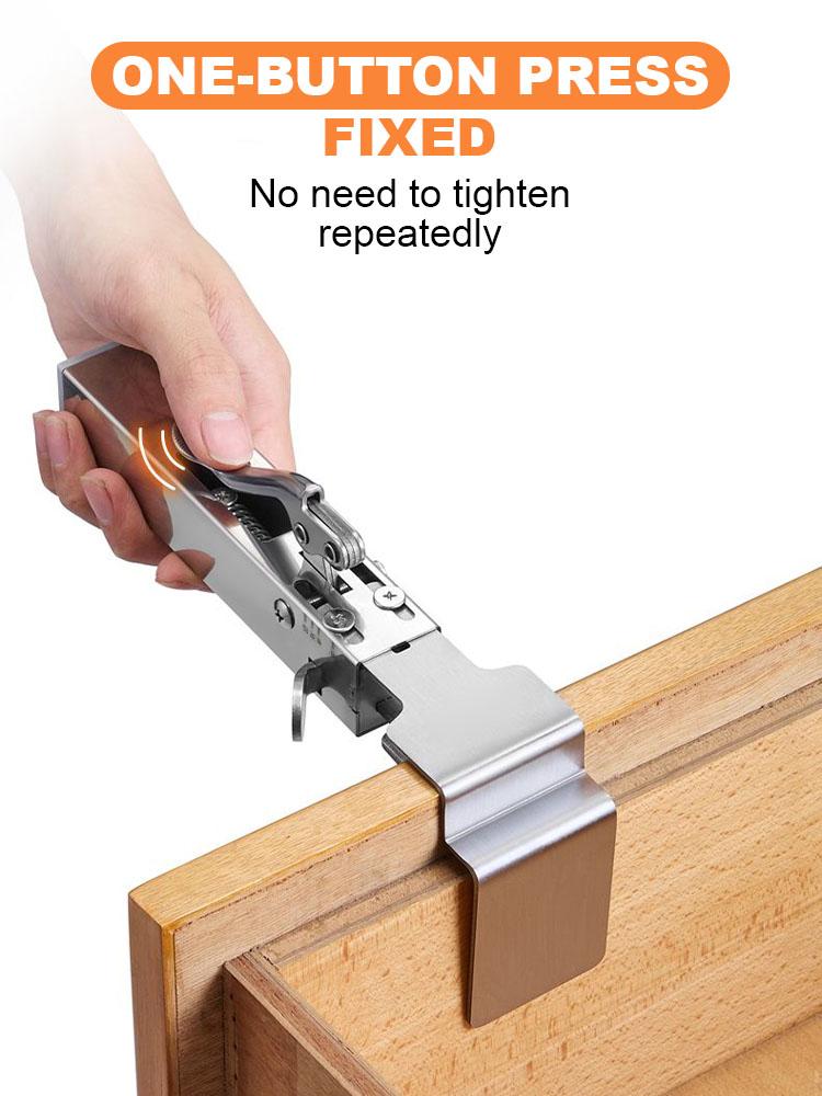 Регулируемый зажим для фиксации ящика Универсальный зажим для фиксации ящика Зажимы для установки фасада ящика из нержавеющей стали Столярный зажим