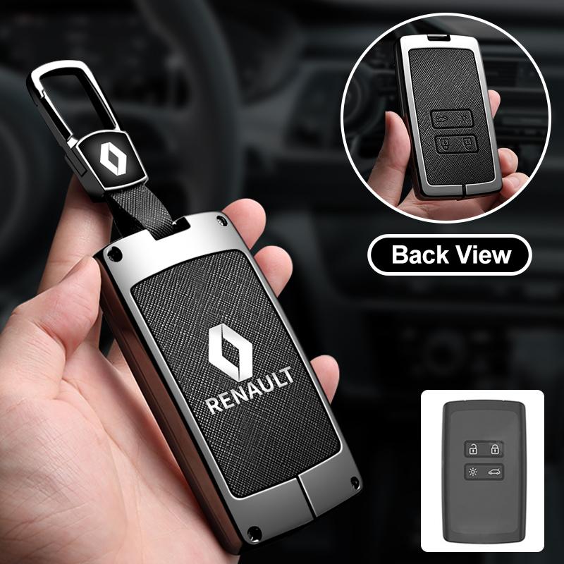 For Renault 2026 New Hub Caps Leather Car Key Cover for Renault Austral Kadjar Clio Megane Captur Arrana Kolaos Zoe Scenic Dacia