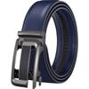 Greenie Golf PU Plus Подходит для и Эйрсофт Мужской ремень, Автоматическая блокировка, Кожаный, Размер, Деловой, Повседневный, Уличный, Рабочий, (GR-2309-05) (130см, Синий)