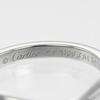 Cartier Ballerina Curve Ring Pt950Platinum/diamond #4.1(US Size) 3g Women Used