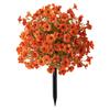 B0KB Realistic Flower Stake Outdoor Artificial Plant With Ground Stake For Garden Patio Yard Front Porch Indoor Decoration