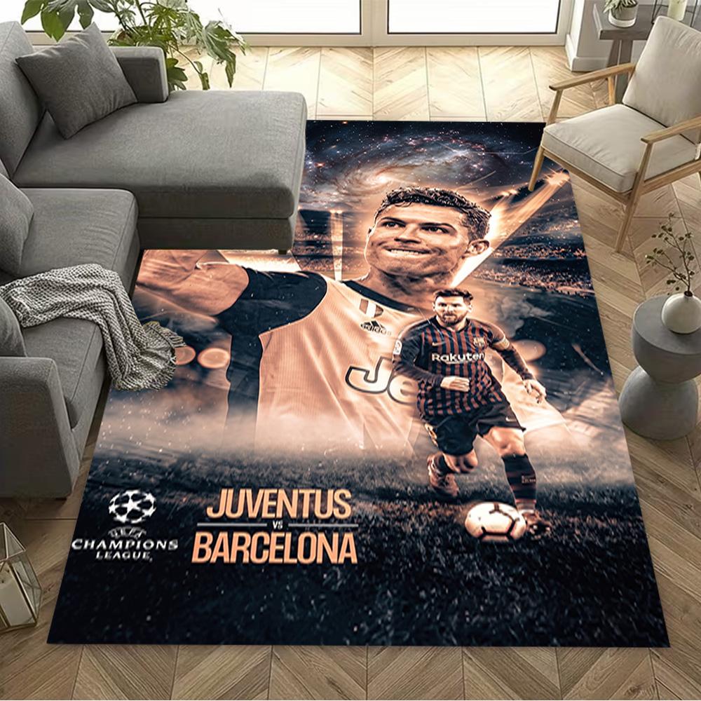 Ronaldo's Number Seven Legacy Area Rug Suitable for Hallway Kitchen Playrooms Bedrooms Anti-slip Rug Anime Office Decor