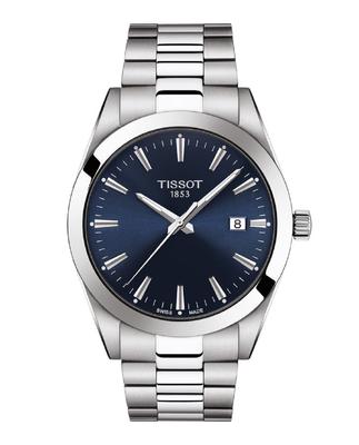 [Tissot] Мужские часы TISSOT Gentleman Синий циферблат Браслет T1274101104100 [Авторизованный импорт]