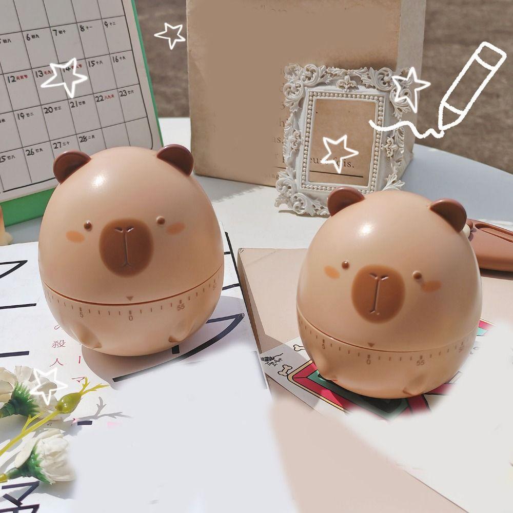 Cute Capybara Timer Funny Animal Clock Alarm Countdown Alarm Clock Animal Timer  Task Reminder