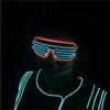 Neon Party EL Glasses Glow In Dark LED Sunglasses Light Up Glasses Rave Costume Party DJ SunGlasses Birthday Party Decoration