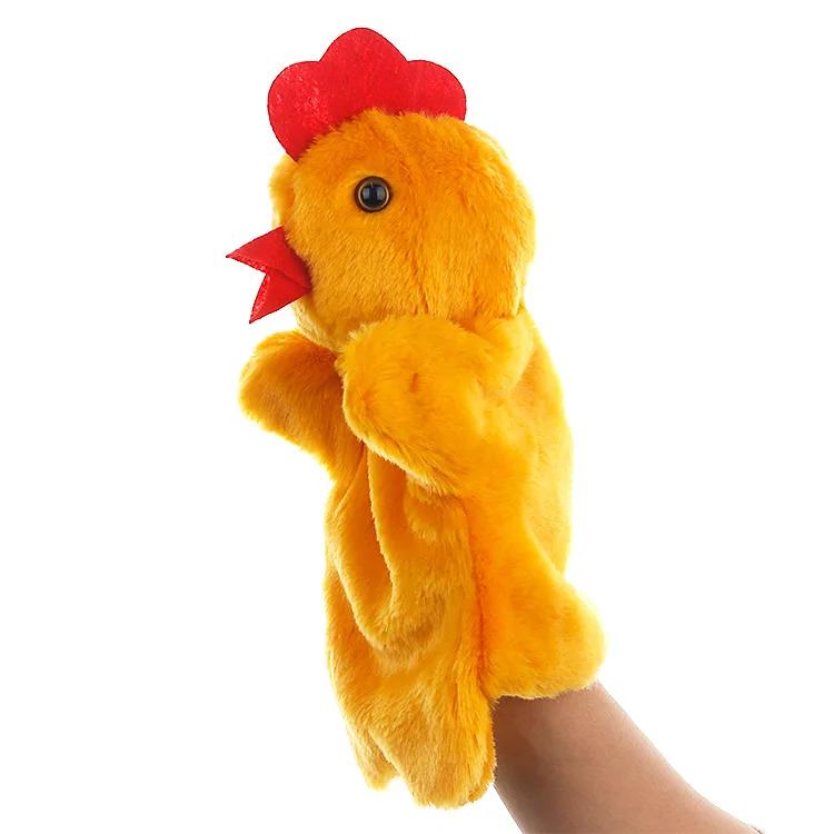 25cm Animal Hand Puppet Plush Toys Baby Educational Hand Finger Puppets Animal Stuffed Doll Toy Telling Story Kids Children Gift