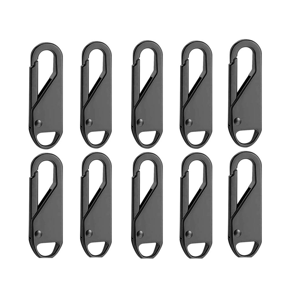 10PCS Universal Zipper Puller Detachable Metal Zipper Head Repair Kits For Zipper Slider DIY Craft Sewing Clothes Accessories
