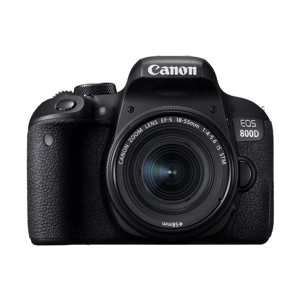 Canon EOS 800D DSLR Camera + EF-S 18-55mm F/4-5.6 IS STM Zoom Lens