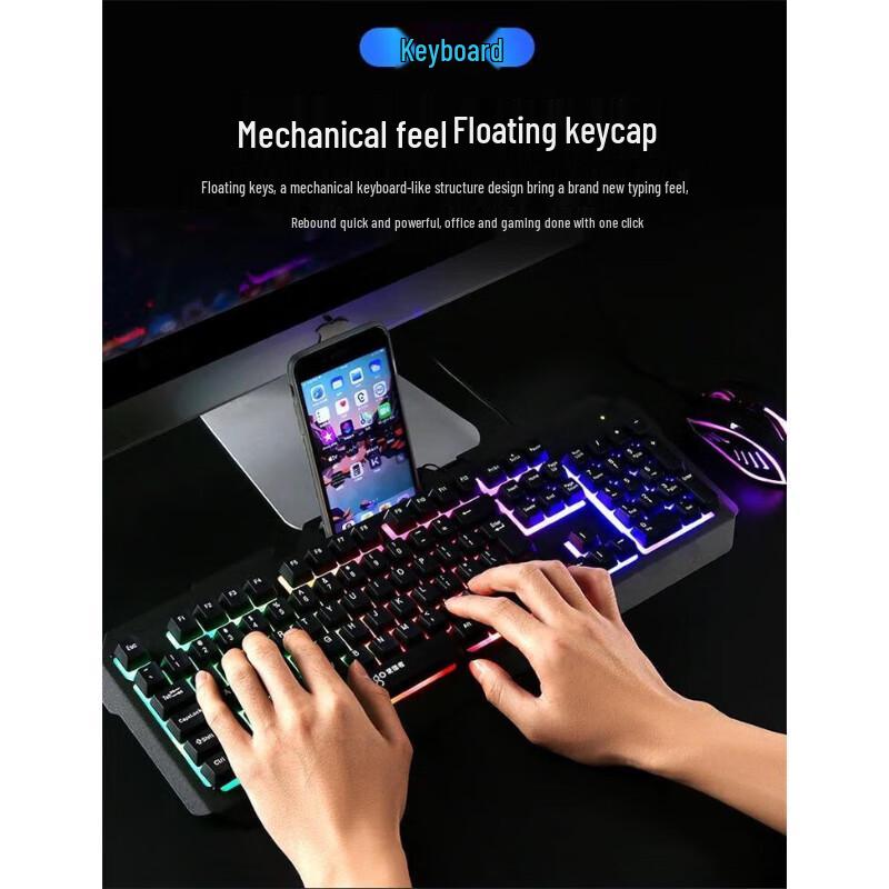 aigo W927A Wired Backlit Gaming Keyboard