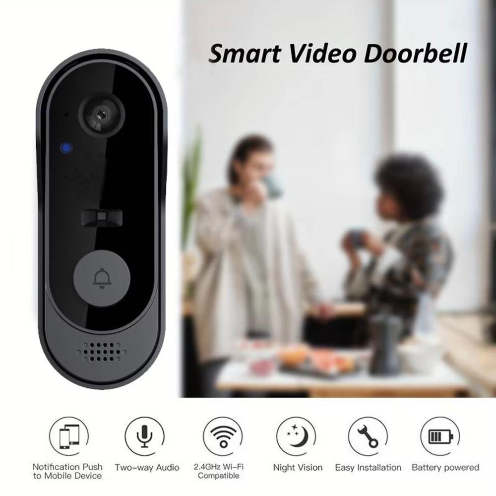 Waterproof Design Smart Video Doorbell 1080P Resolution Two-Way Audio Doorbell  Apartment Use
