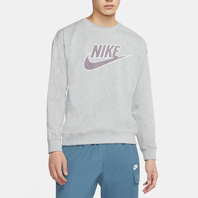 Nike Спортивная одежда French Terry Crew Sweatshirt Men Tops Dark-Grey CU4508-063