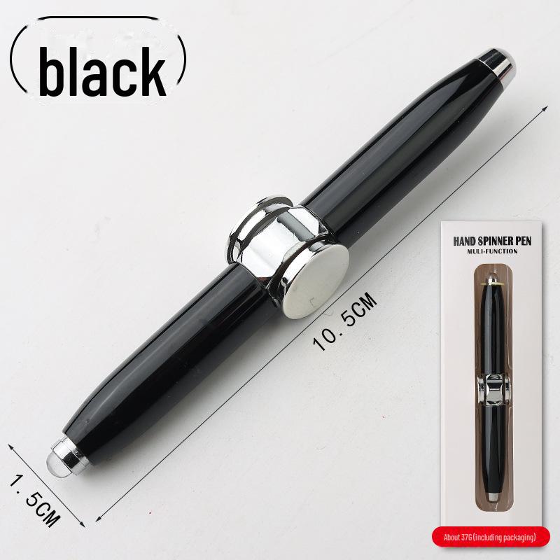 Шариковая ручка с вращающимся светящимся декомпрессионным металлическим гироскопом