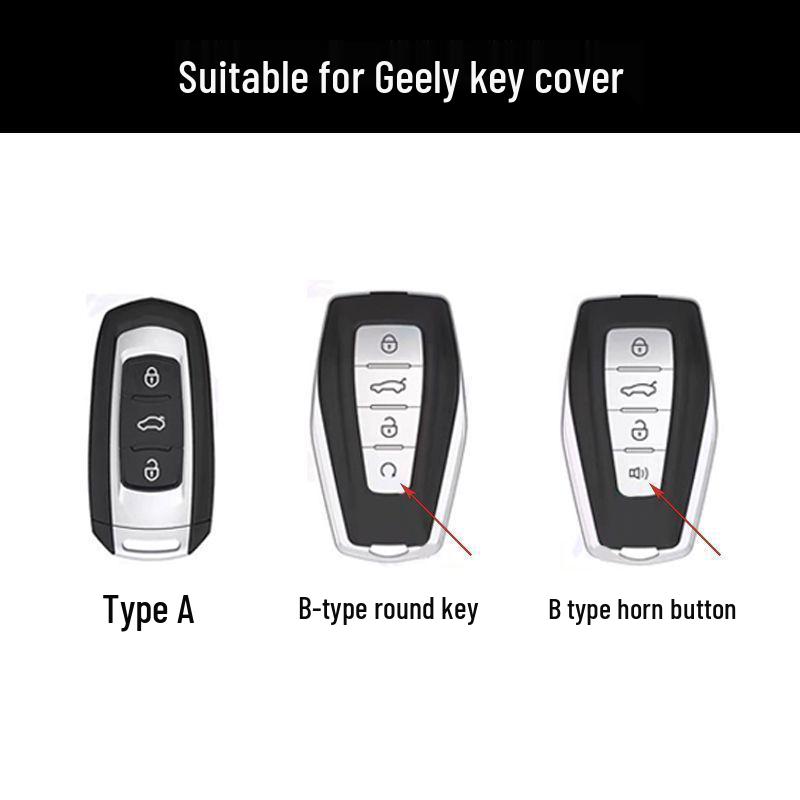 Совместимый чехол для ключа Geely для Emgrand GS, Xingrui, Xingyue L, Boyue, Bin Yue L, Boyue Pro, Vision Bin