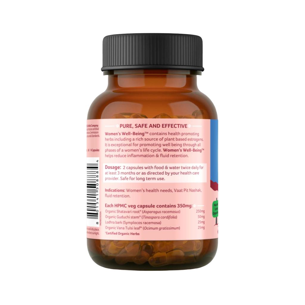 Вуменс Вел Биинг (60 кап, 350 мг), Womens Well-Being, Organic India