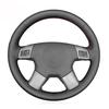 Черный чехол на руль из искусственной кожи для Opel Vectra C 2002-2005 Signum 2003-2005 Vauxhall Vectra Signum Holden Vectra 2004