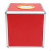 Ballot Box Lottery Aluminum Alloy Ticket Raffle with Slot Storage