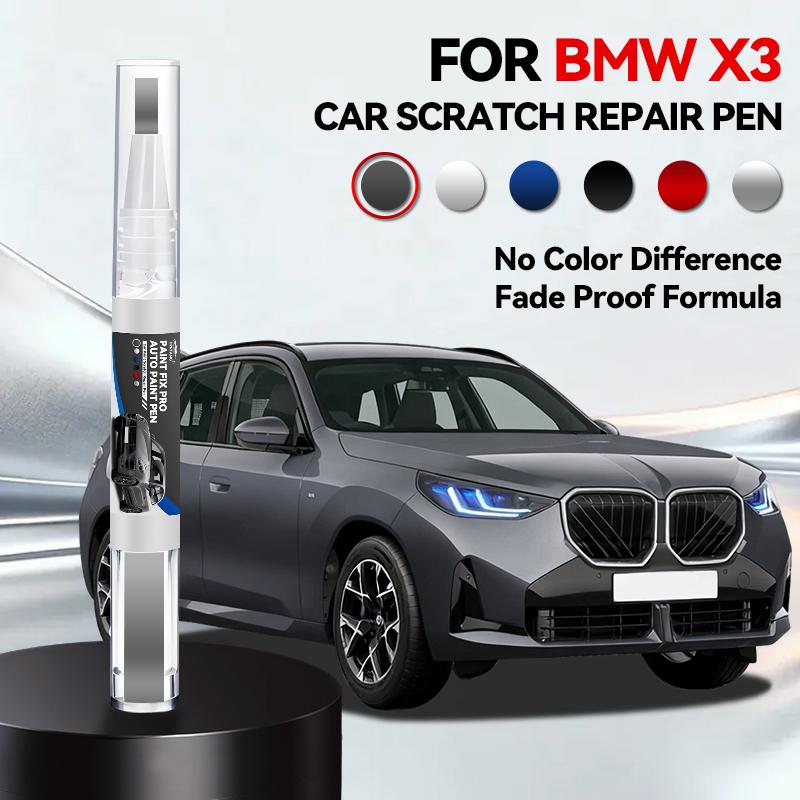 For BMW X3 NA Paint Repair Pen Touch Up Scratch Remover DIY Auto Accessories Black White Yellow Green Pink Blue