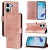 Wallet Case for Redmi Turbo 5 5G - Leather/PU, Rose Gold, With Lanyard