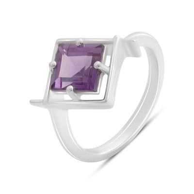 Серебряное кольцо с александритом 2.25ct, вес изделия 3,38 гр (2187554)