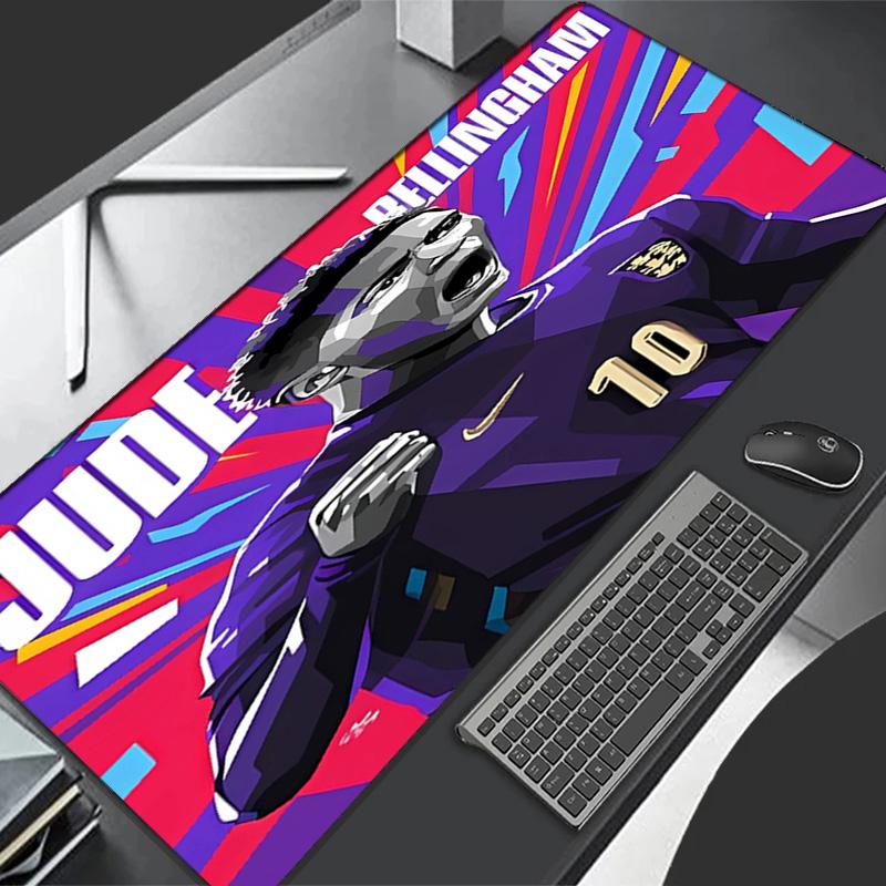 Kylian Mbappé Theme Premium Non-slip Mouse Pad with Stitched Edges,Durable Rubber Material,for Desktop & Gaming Great Gifts