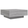 VidaXL Table basse sonoma gris 80x80x31 cm bois d'ingénierie 836586