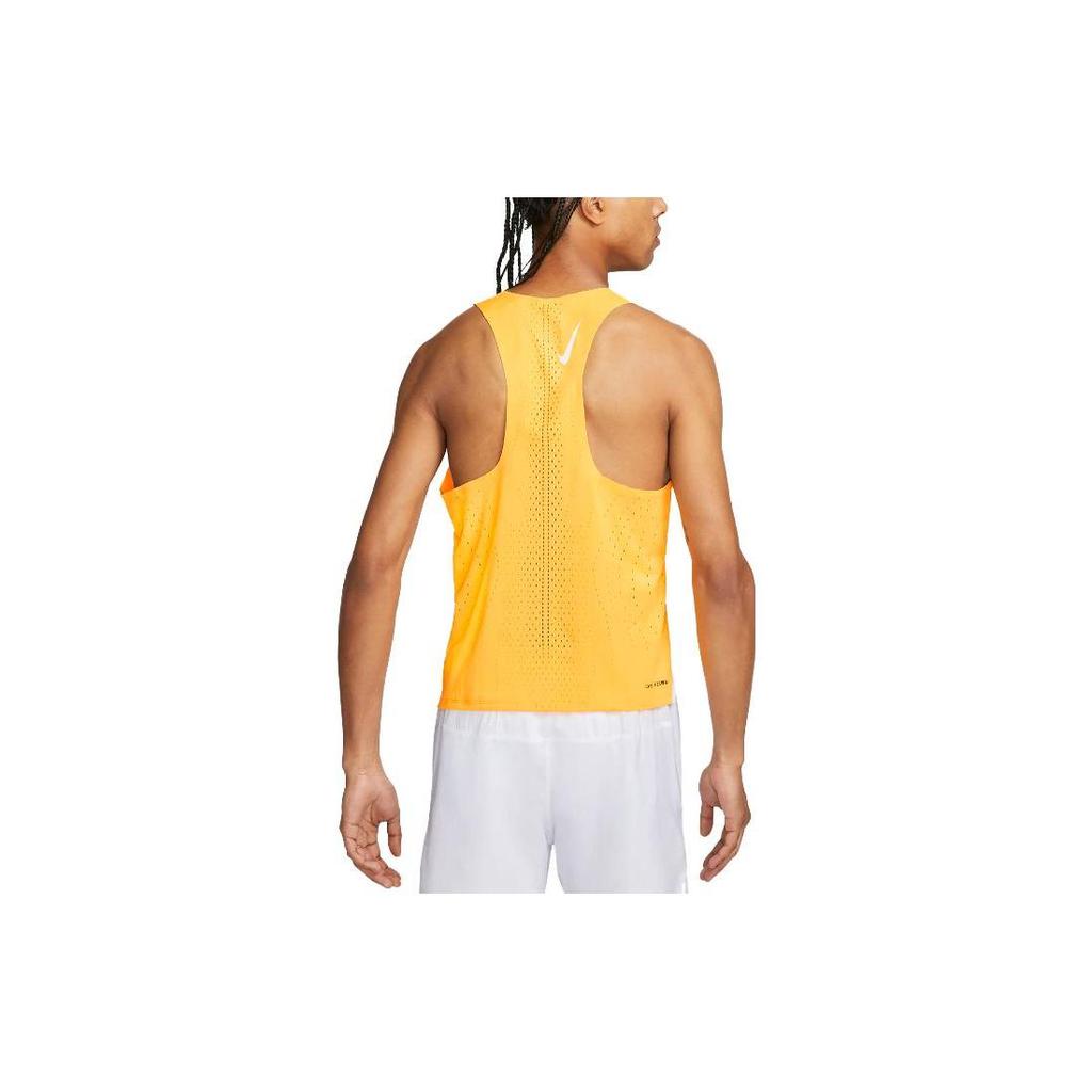 Новая мужская майка для бега Nike, желтая, DM4625-845