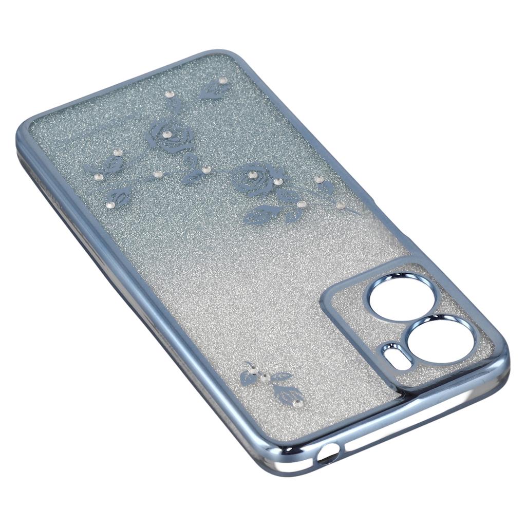 KADEM Чехол для Motorola Moto G05 4G/E15 4G с цветочным узором, ТПУ, градиентная крышка для телефона со шнурками