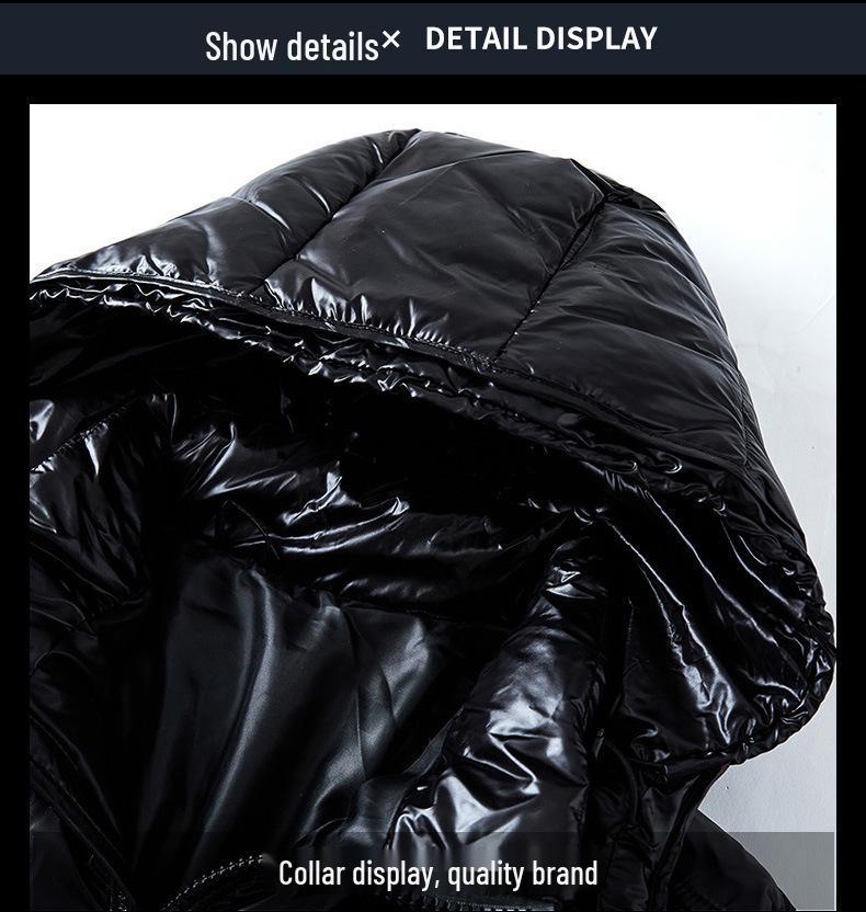 Мужская новая стильная яркая плотная пуховая куртка - Модная короткая куртка для пары