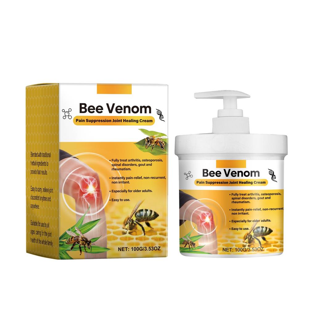 Bee Pain Cream, Bee Cream Joint Cream, Bee Ointment, Bee Cream Against Pain, Cream Soothing Cream Bee Care Gel.