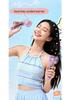 Portable Transparent Yellow Duck Fan with Silent Strong Winds & Seven-Color Lights