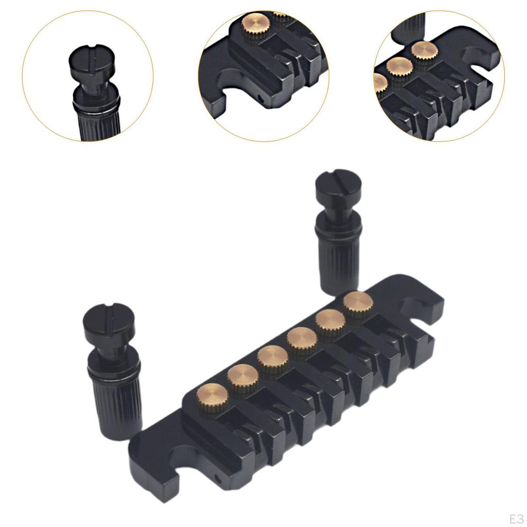 Басовый мостик струнодержатель электрогитара для ремонта инструмент запчасти Heavy Duty