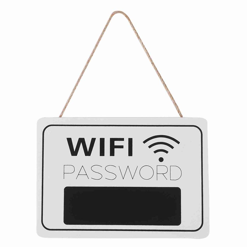 Password Display Signage Wall Hanging Coffee Shop Bookstore Retro Hanging Blackboard